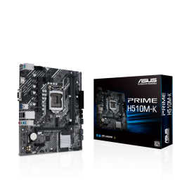 PLACA de BAZA Asus "PRIME H510M-K", skt LGA 1200, mATX, Intel H510, 2 x DDR4, max. 64 GB, 4 x SATA, 1 x M.2, 7.1, "PRIME H510M-K