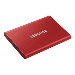 SAMSUNG Portable SSD T7 500GB extern USB 3.2 Gen 2 metallic red, "MU-PC500R/WW" (include TV 0.18lei)
