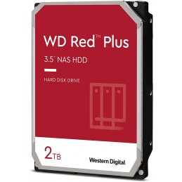 HDD WD 2TB,  Red Plus, 5.400 rpm, buffer 128 MB, pt NAS, "WD20EFZX"