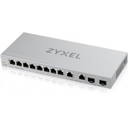 SWITCH ZyXel, Gigabit x 8 | 100/1000/2500 Mbps x 2, SFP+ x 2, managed, rackabil, carcasa metalica, "XGS1210-12-ZZ0101F" (include