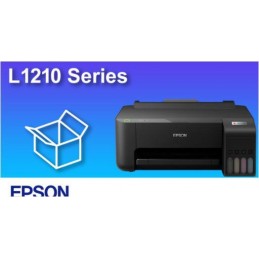 Imprimanta Inkjet Color EPSON EcoTank L1210, A4, Functii: Impr., Viteza de Printare Monocrom: 10 ppm, Viteza de printare color: 
