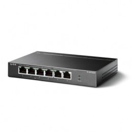 SWITCH PoE TP-LINK  6 porturi 10/100Mbps (4 PoE+), IEEE 802.3af/at, carcasa metalica "TL-SF1006P" (include TV 1.75lei)
